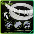 ZC-002 wholesale curtain accessories PVC curved curtain tracks / rails
